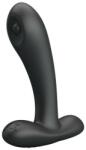 Pretty Love Stimulator Anal Remington, 12 Modele Pulsatii, Silicon, USB, Negru, 11 cm