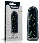 Lovetoy Glont Vibrator Glow in the Dark Music Massager, 10 Moduri Vibratii Puternice, ABS, USB, 8.5 cm Vibrator