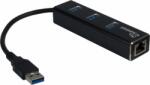 Inter-Tech Argus IT-310 USB-A 3.0 - Gigabit LAN anya + 3x USB-A 3.0 anya Adapter (88885439)
