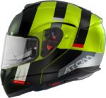 MT Helmets MT Atom SV Gorex C3 felnyitható bukósisak fekete-szürke-fluo sárga