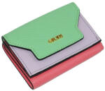 Giudi tricolor fekvő bőr pénztárca 10 × 7, 5 cm (G-7611LGPAE-1SG)