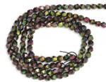  Hematit Multicolor Rotund Fatetat 6x6 mm - Margele Pietre Semipretioase pentru Bijuterii