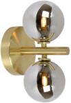 Lucide Tycho arany-szürke fali lámpa (LUC-45274/02/02) G9 2 izzós IP20 (45274/02/02)