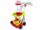 LeanToys Set carucior de curatenie pentru copii, Cleaning Trolley, cu 8 Accesorii de jucarie, Multicolor, LeanToys, 3560 - produsecopii