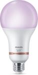 Philips Bec LED RGB inteligent Bulb A80, Wi-Fi, Bluetooth, E27, 18.5W (150W), 2452 lm, lumina alba si color (2200-6500K) (000008719514437319)
