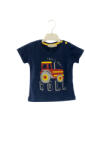 Isobel kids Tricou Bebe , Albastru , Imprimeu cu Tractor
