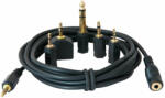 Omnitronic Headphone Extension 3m with Adapter Set