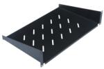 WP Fixed Shelf 1U 350 mm, Black RAL 9005 (WPN-AFS-21035-B)