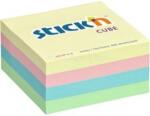 STICK N Stick`N 76x76mm 400 lap pasztell szivárvány öntapadó kockatömb (STICK_N_21013) (STICK_N_21013)