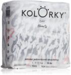 Kolorky Day Hearts scutece ECO de unică folosință 19 buc