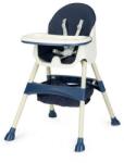 ECOTOYS Scaun de masa 2 in 1 Ecotoys HC-823 - Bleumarin (EDIHC-823BLUE) - toysforkids Scaun de masa bebelusi, inaltator