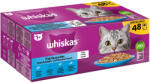 Whiskas 48x85g Whiskas 1+ halválogatás aszpikban nedves macskatáp