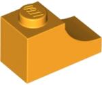 LEGO® 78666c110 - LEGO élénk világos narancssárga inverz fél-boltív 1 x 2 méretű, íves (78666c110)