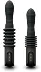 NS Novelties Vibrator Renegade Deep Stroker, 10 Moduri Vibratii, 3 Viteze Impingere, Silicon, USB, Negru, 22.8 cm