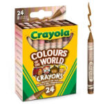 Crayola Sokszínű Világ - bőrszín árnyalatú zsírkréta készlet (24 db) (52-0114)