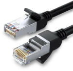 UGREEN hálózati kábel fém csatlakozókkal, Ethernet RJ45, Cat. 6, UTP, 10m (fekete) (50196) - mi-one