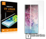Amorus SAMSUNG Galaxy Note10, Galaxy Note10 5G, AMORUS UV Liquid üvegfólia, Full cover, 0, 3mm, 9H, Átlátszó