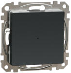 Schneider Electric Schneider SDD114381 SEDNA WISER Univerzális, nyomógombos, LED fényerőszabályzó, antracit (SDD114381) - elektroprofishop