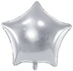 PartyDeco Балон от фолио Звезда, сребрист, 70 см