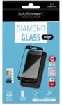 MyScreen DIAMOND GLASS EDGE képernyővédő üveg (2.5D, íves, karcálló, 0.33 mm, 9H) FEKETE (MD7904TG 3D BLACK)