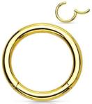  Végtelen karika, kapoccsal Arany 9mm
