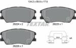 TEXTAR set placute frana, frana disc TEXTAR Q+ 2622401 (2622401)