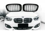 Tuning - Specials Grile Centrale compatibil cu BMW Seria 1 F20 F21 LCI (2015-2018) Negru Lucios M1 Design (4499)