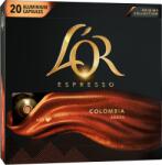 L'OR Espresso Colombia Andes - 20 de capsule din aluminiu compatibile cu aparatele de cafea Nespresso®