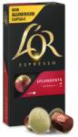 L'OR L´OR Espresso Splendente Intensity 7 - 10 capsule din aluminiu compatibile cu aparatele de cafea Nespresso®*