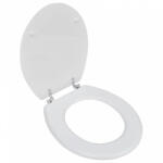 vidaXL egyszerű tervezésű fehér MDF WC-ülőke (140801)