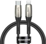Baseus Durable USB-C PD la tip Lightning, 18W, 1 Metru, Negru & Argintiu - vexio