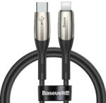 Baseus Durable USB-C PD la tip Lightning, 18W, 1 Metru, Negru & Argintiu