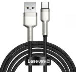 Baseus Cafule Metal, USB/USB Type-C, Power Delivery 40W, 5A, 2m, Negru - vexio