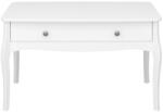 Konsimo Sp. z o. o. Sp. k Konsimo Sp. z o. o. Sp. k. Kisasztal BAROQUE 55x96, 5 cm fehér 11075.12. 100 (KO0016)