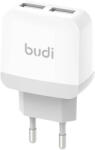 budi Incarcator de perete Budi 940E, 2x USB, 5V 2.4A (alb) (050601)