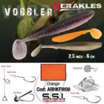 Herakles Shad HERAKLES Vobbler 2.4", 6cm Orange, 8buc/plic (ARHKFW08)