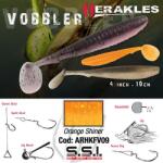 Herakles Shad HERAKLES Vobbler 4", 10cm Orange Shiner, 7buc/plic (ARHKFV09)