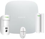 Ajax Systems Kit alarma StarterKit Plus, wireless, LAN, 2G/3G si Wi-Fi, alb, Ajax (StarterKitPlus(W))