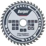 Berger körfűrésztárcsa keményfém váltó fogazattal HM 160x2, 4x20mm Z48/WZ (031105-0344) - szerszamplusz