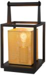 Lucide Sansa fekete-arany asztali lámpa (LUC-21522/01/30) E27 1 izzós IP20 (21522/01/30)