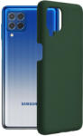 Matrix Husa Pentru Samsung Galaxy F62 / M62, Premium Silicon, Interior Alcantara, Matrix, Verde