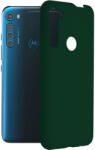 Matrix Husa Pentru Motorola One Fusion Plus, Premium Silicon, Interior Alcantara, Matrix, Verde