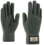  Manusi Iarna TouchScreen Woolen Gloves, Verde