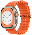 Matrix Curea Ceas Smartwatch Pentru Apple Watch 1/2/3/4/5/6/7/8/SE/SE 2 (38/40/41mm), Matrix, Portocaliu (MW37X)