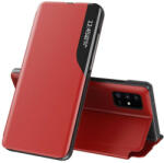 Matrix Husa Pentru Huawei Honor Magic 4 Lite 5G, Smart View Case, Functie Stand, Flip / Carte, Matrix, Rosu