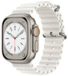 Matrix Curea Ceas Smartwatch Pentru Apple Watch 1/2/3/4/5/6/7/8/SE/SE 2/Ultra (42/44/45/49mm), Matrix, Alb (MWGYW)