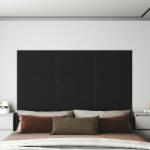 vidaXL 12 db fekete szövet fali panel 60x30 cm 2, 16 m2 (343852)