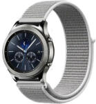 iUni Curea ceas Smartwatch Samsung Galaxy Watch 46mm, Samsung Watch Gear S3, iUni 22 mm Soft Nylon Sport, White Gray (510472)