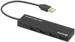 TELLUR Hub USB 2.0 Tellur Basic, 4 port, negru (TLL321041) - risereminat