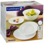 Luminarc Set serviciu de masa Luminarc Trianon , 19 piese, alb Serviciu de masa